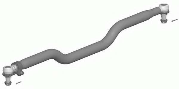 Поперечная рулевая тяга