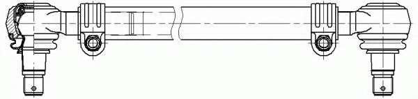 Продольная рулевая тяга