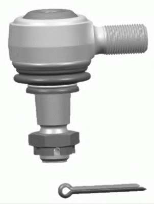 Наконечник поперечной рулевой тяги. Шаровой шарнир, демпфер рулевого