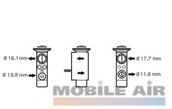 Расширительный клапан, кондиционер