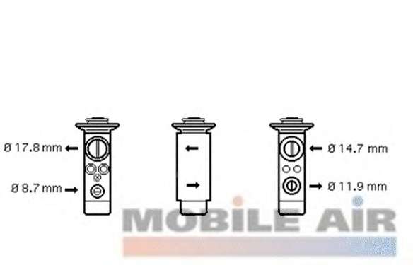 Расширительный клапан, кондиционер