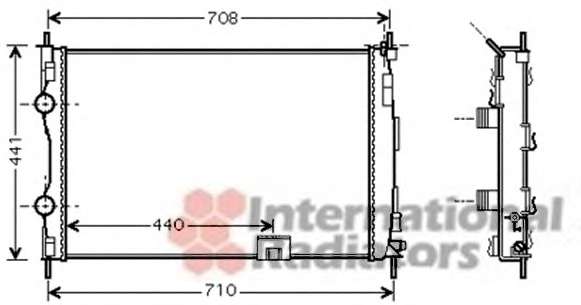 Радиатор, охлаждение двигателя