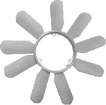 Крыльчатка вентилятора, охлаждение двигателя