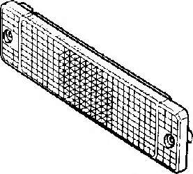 Рассеиватель, фонарь указателя поворота