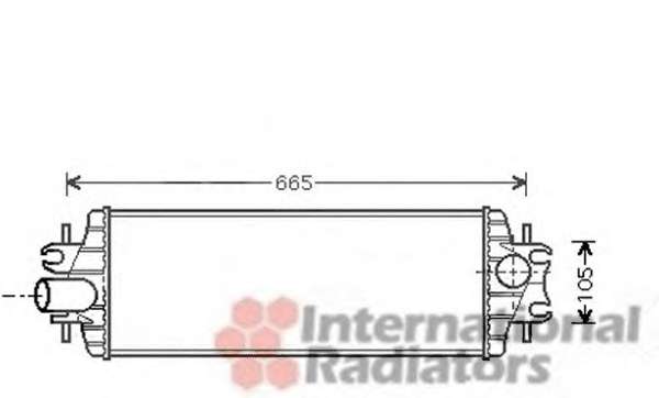 Радіатор інтеркулера Renault Trafic 2.5 dCi 01-
