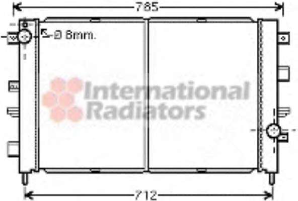 Радиатор, охлаждение двигателя