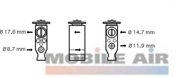 Расширительный клапан, кондиционер