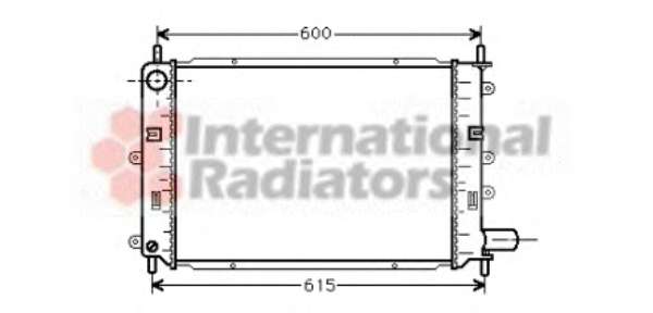 Радіатор охолодження Ford Escort 1.4-1.8 90-00