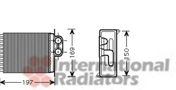 Радіатор пічки MB Sprinter 06-