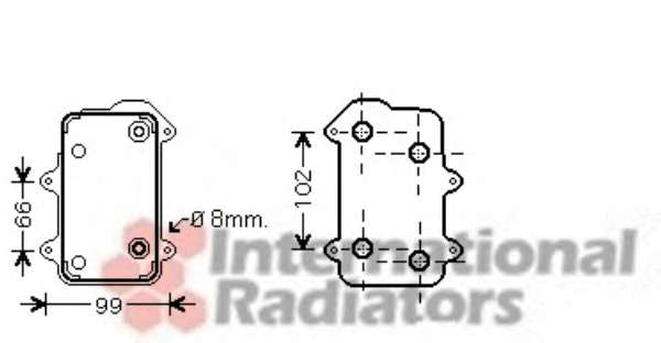 масляный радиатор, двигательное масло