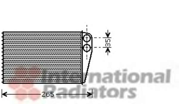 Радіатор пічки Renault Megane II/Scenic II 1.5-1.9 dCi 03-