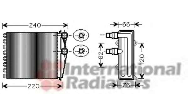 Радіатор пічки Opel Vivaro/ Renault Trafic 01-