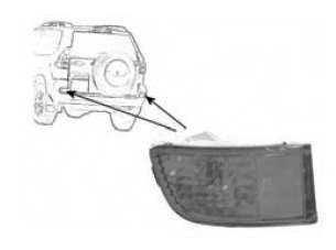 задние противотуманные фонари. Задний фонарь