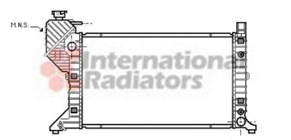 Радіатор охолодження MB Sprinter 2.9TDI (+АС, АКПП)