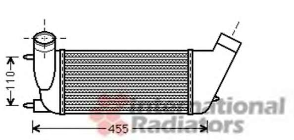 Радіатор інтеркулера Citroen Jumper/Fiat Scudo/Peugeot Expert 1.6/2.0/2.2D Multijet/HDi 06-