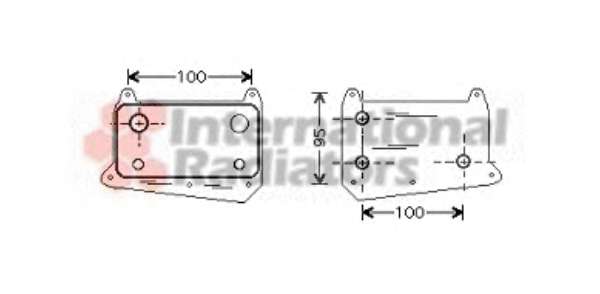 Радіатор масляний MB Sprinter/Vito OM611/646 (теплообмінник)