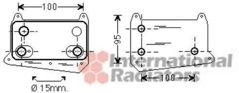 Радіатор масляний MB Sprinter 2.2CDI 00-06
