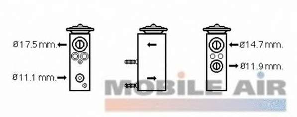 Расширительный клапан, кондиционер