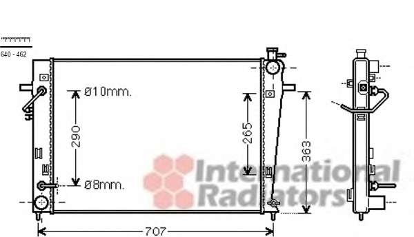 Радиатор, охлаждение двигателя