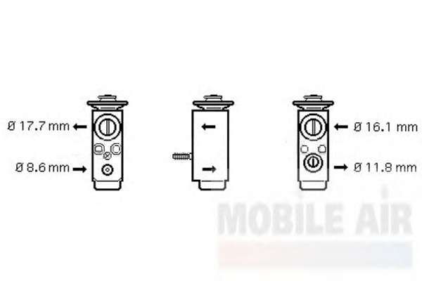 Расширительный клапан, кондиционер