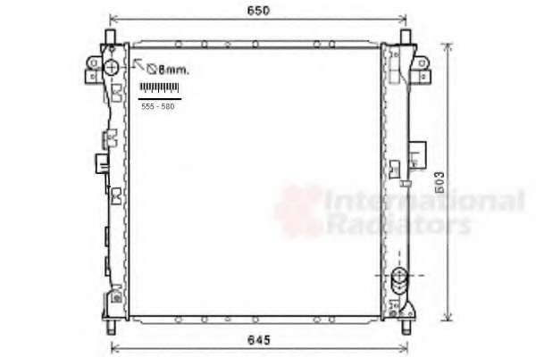 Радиатор, охлаждение двигателя