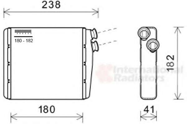 Радіатор пічки Land Rover Discovery/Freelander/Range Rover 2.0/2.2/3.2 06-