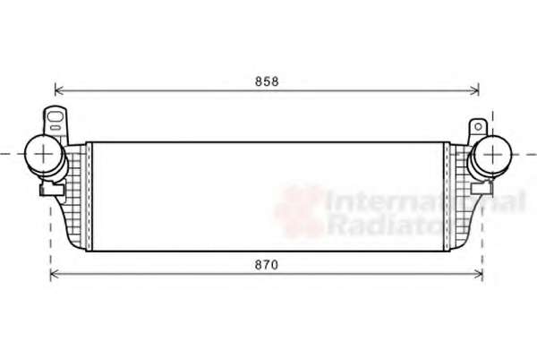 Радіатор інтеркулера VW T5/T6 2.0 TSI 09-