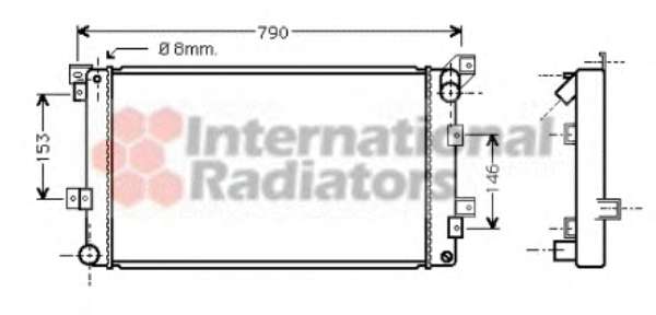 Радиатор, охлаждение двигателя