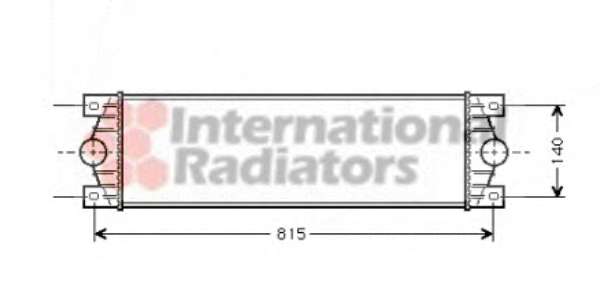 Радіатор інтеркулера Renault Master 2.8 dTi 98-01