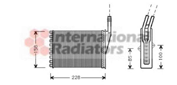 Радіатор пічки Renault Espace 96-02