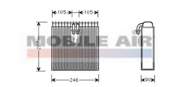 Испаритель, кондиционер