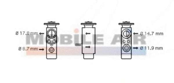 Расширительный клапан, кондиционер