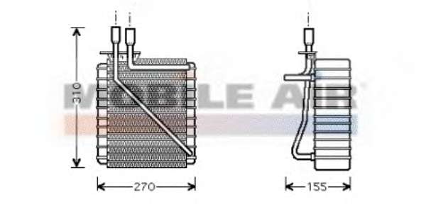 Испаритель, кондиционер