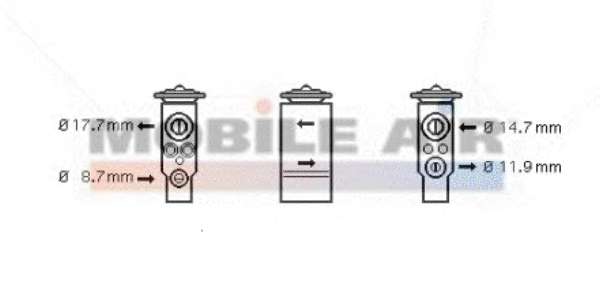 Расширительный клапан, кондиционер