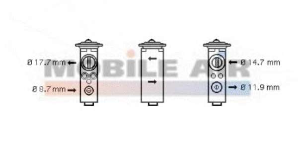 Расширительный клапан, кондиционер