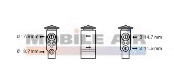 Расширительный клапан, кондиционер