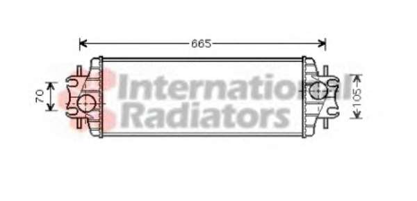 Радіатор інтеркулера Renault Trafic 1.9/2.5dCi 01-