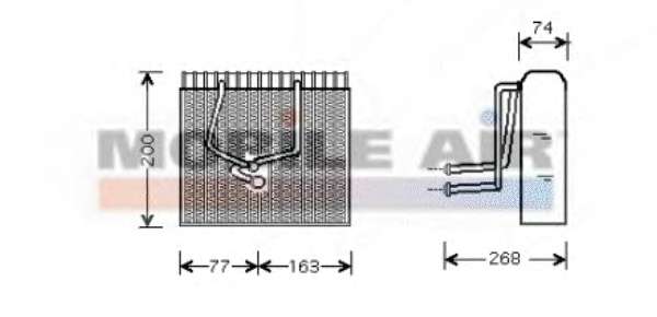 Испаритель, кондиционер