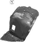 Обшивка, колесная ниша