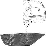 задние противотуманные фонари. Задний фонарь