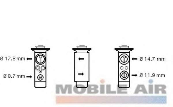 Расширительный клапан, кондиционер