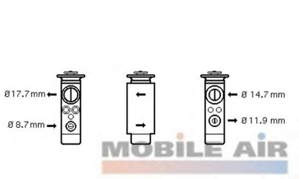 Расширительный клапан, кондиционер