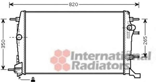 Радіатор охолодження Renault Scenic/Grand Scenic 1.6-2.0dCi 09-