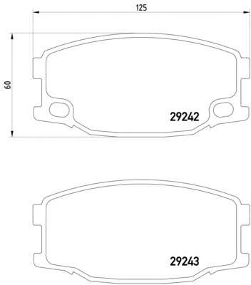 Комплект тормозных колодок, дисковый тормоз