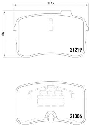 Комплект тормозных колодок, дисковый тормоз