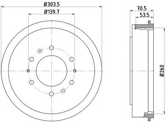 Тормозной барабан