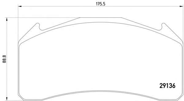 Комплект тормозных колодок, дисковый тормоз