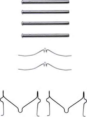 Комплектующие, колодки дискового тормоза