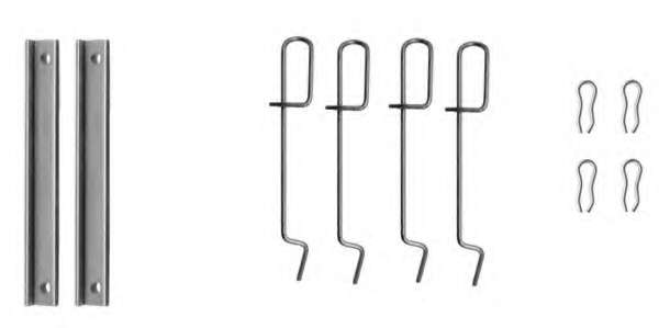 Комплектующие, колодки дискового тормоза