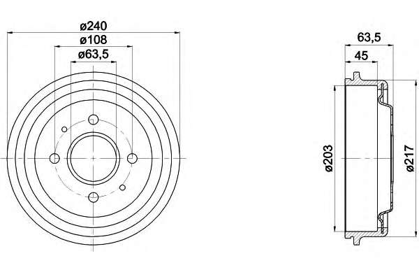 Тормозной барабан
